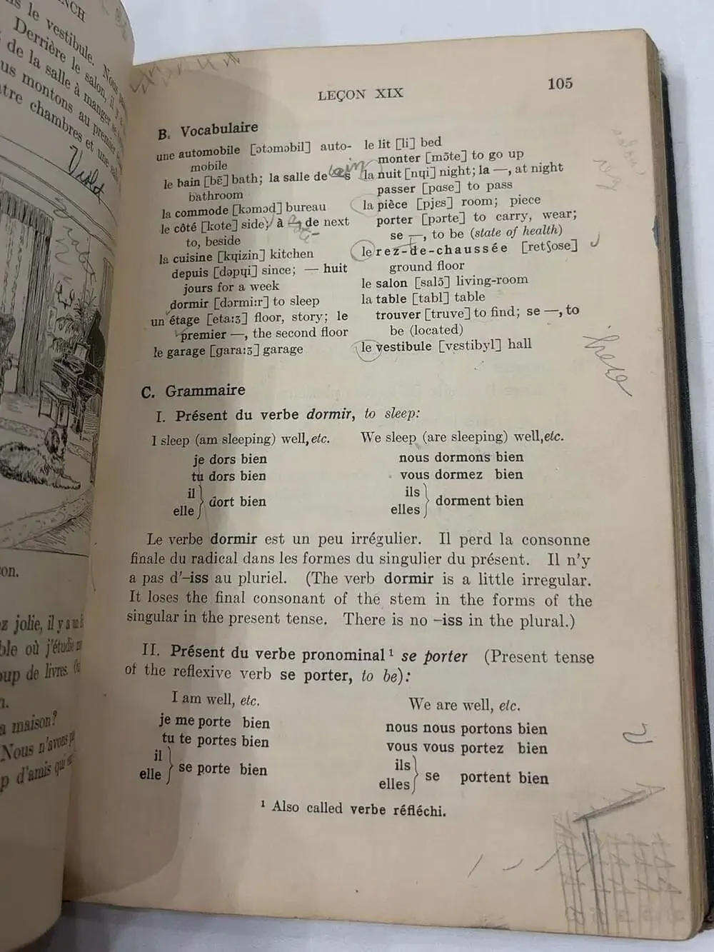 Beginners' French by Holzwarth and Price (Fraser and Squair Series) 1925 Edition